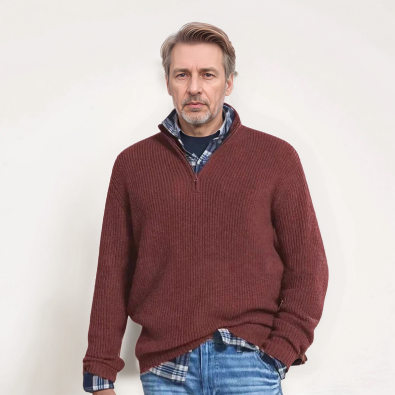 Jack | Comfortable sweater with a zipper