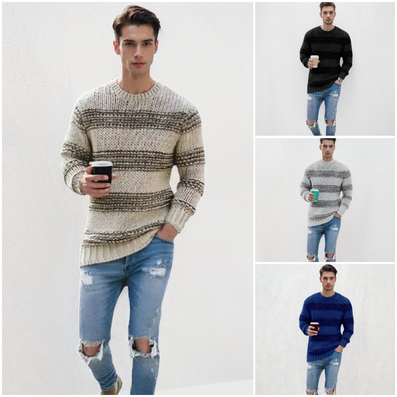 Evan | Elegant Knit Sweater