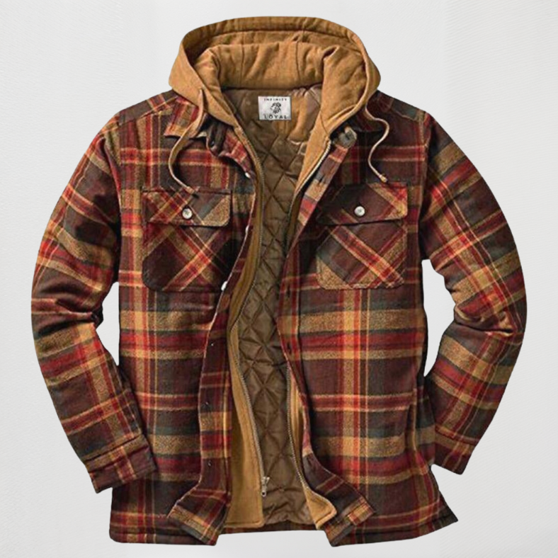 James | Cozy Hooded Flannel Shirt
