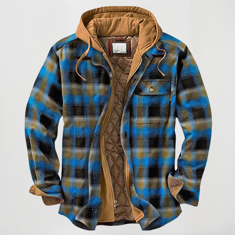 James | Cozy Hooded Flannel Shirt