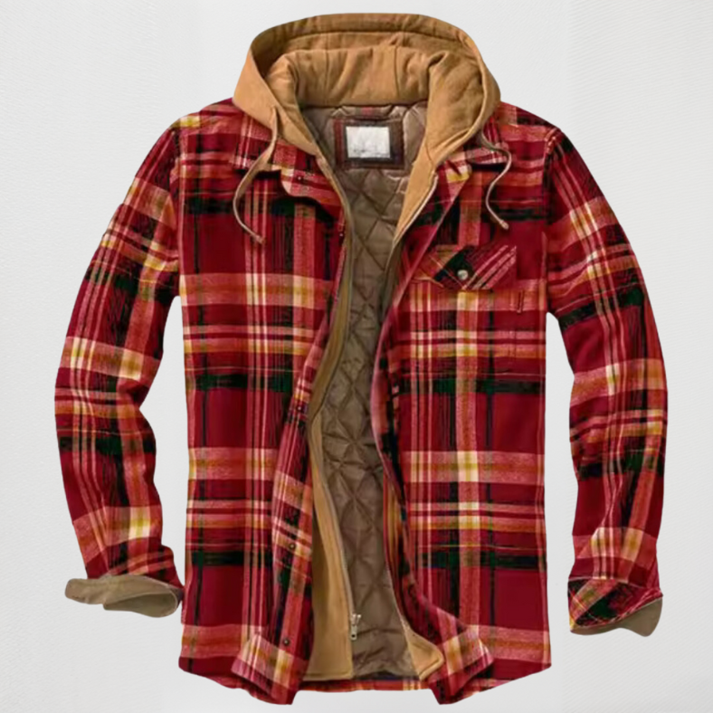 James | Cozy Hooded Flannel Shirt