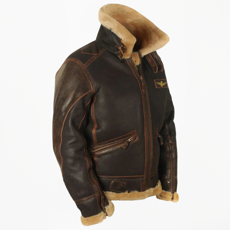 Arlo | Elegant Aviator Bomber Jacket