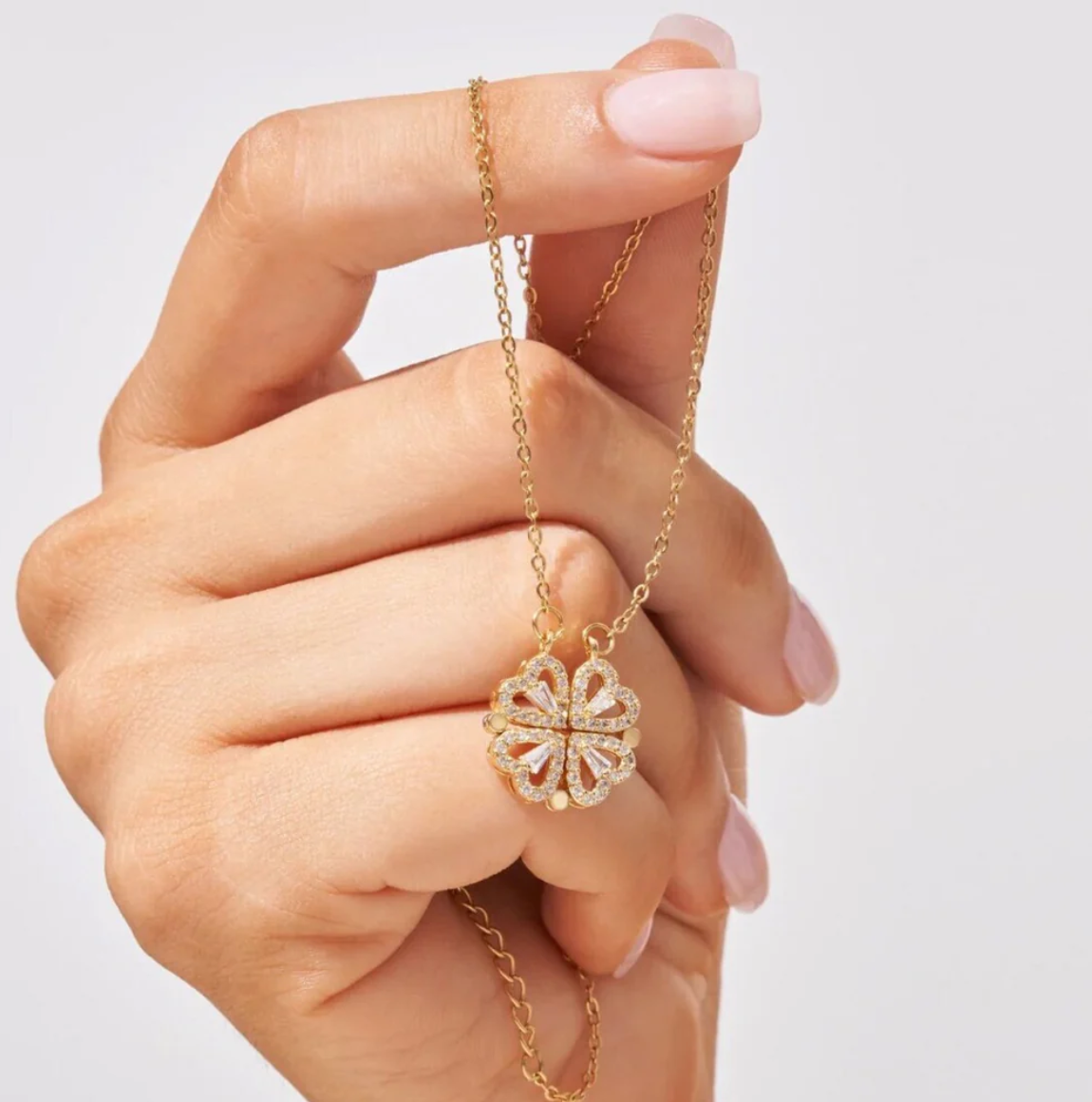 Heartfelt Luck Clover Pendant