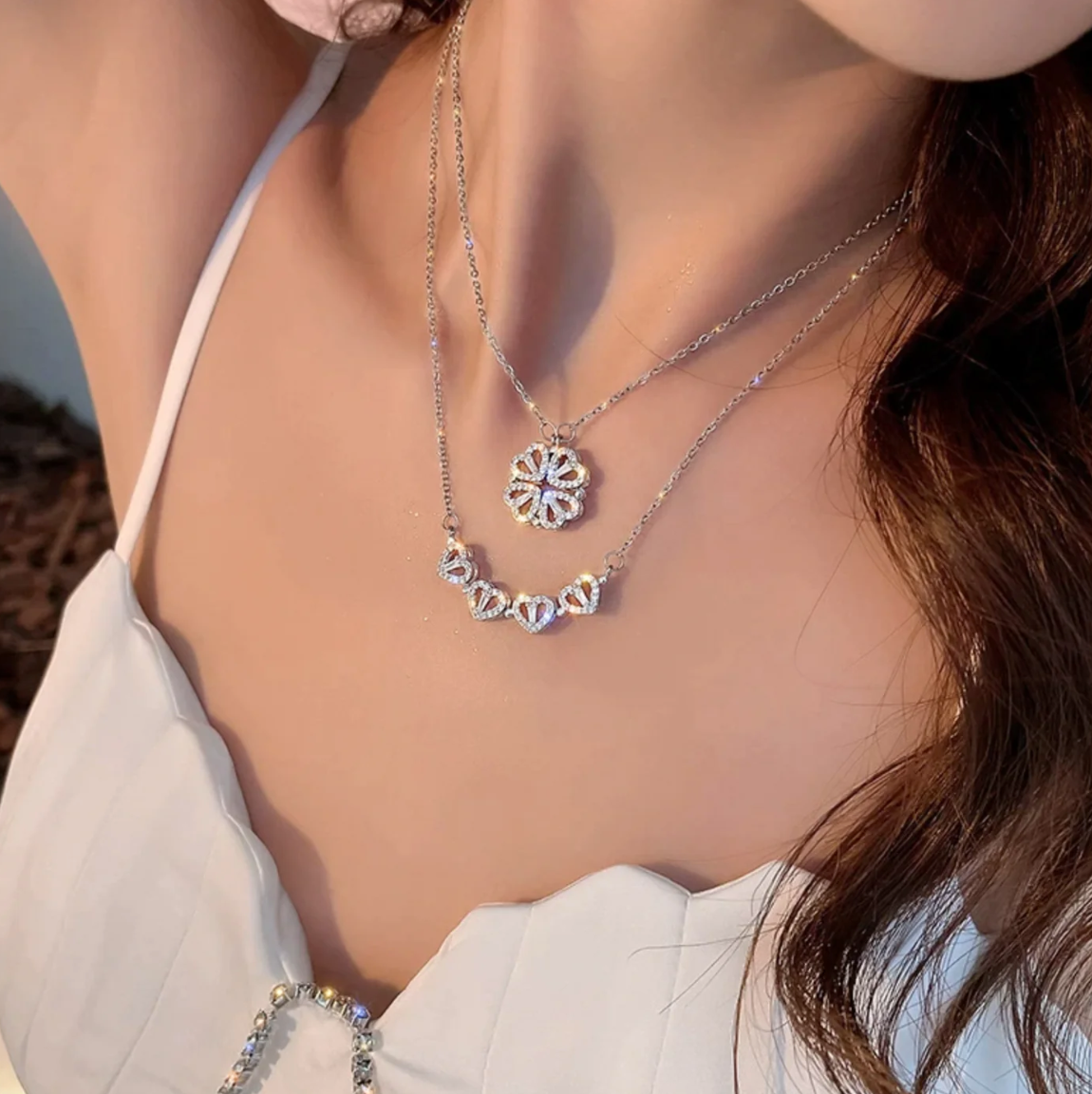 Heartfelt Luck Clover Pendant