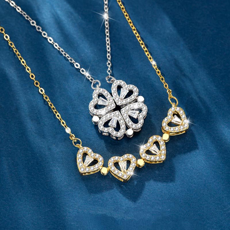 Heartfelt Luck Clover Pendant