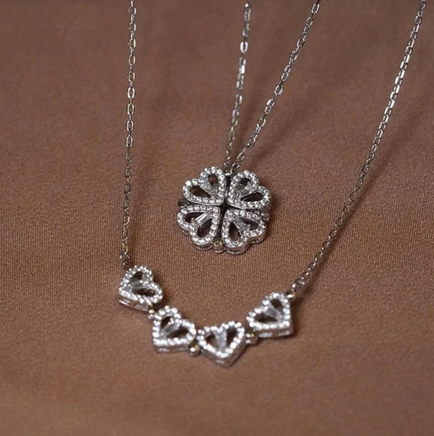 Heartfelt Luck Clover Pendant